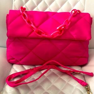 Fuchsia pink purse NWOT